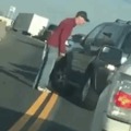 Instant Karma - Road rage gone stupid. Don’t know what he said or did that made you so mad but look where your response took ya!