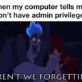 Look at me, I am the admin now