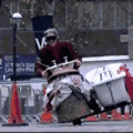 Bathtub racing motor scooter