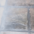 Power washer vs. Dirt on a stone slab