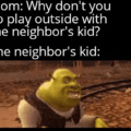 Neighbour's kid