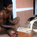 Boy makes DIY Excavator with Syringe hydraulics