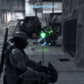 Quede hecho "basura" ante este hunter. (Contexto: Estaba peleando con una tropa enemiga en el videojuego Halo, al morir, cai en un contenedor de basura y se cerro, es algo simple, pero se me ocurrio.)
