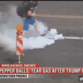 Need to tear gas someone and they have a gas mask........ hit them in the dick