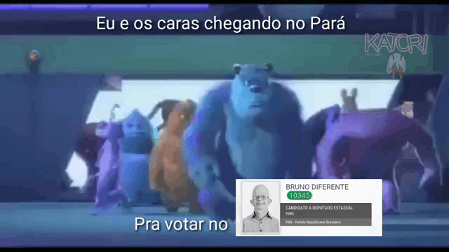 Votação para Bruno Diferente no Pará