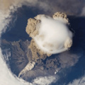 Volcanic eruption from space station.. me on taco Tuesday