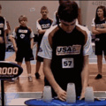 Cup stacking world record
