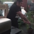 Cutting watermelon with a real sword(PS Ban OP)