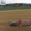 Satisfying hay bale collector